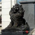 bronze black lion sculpture for sale